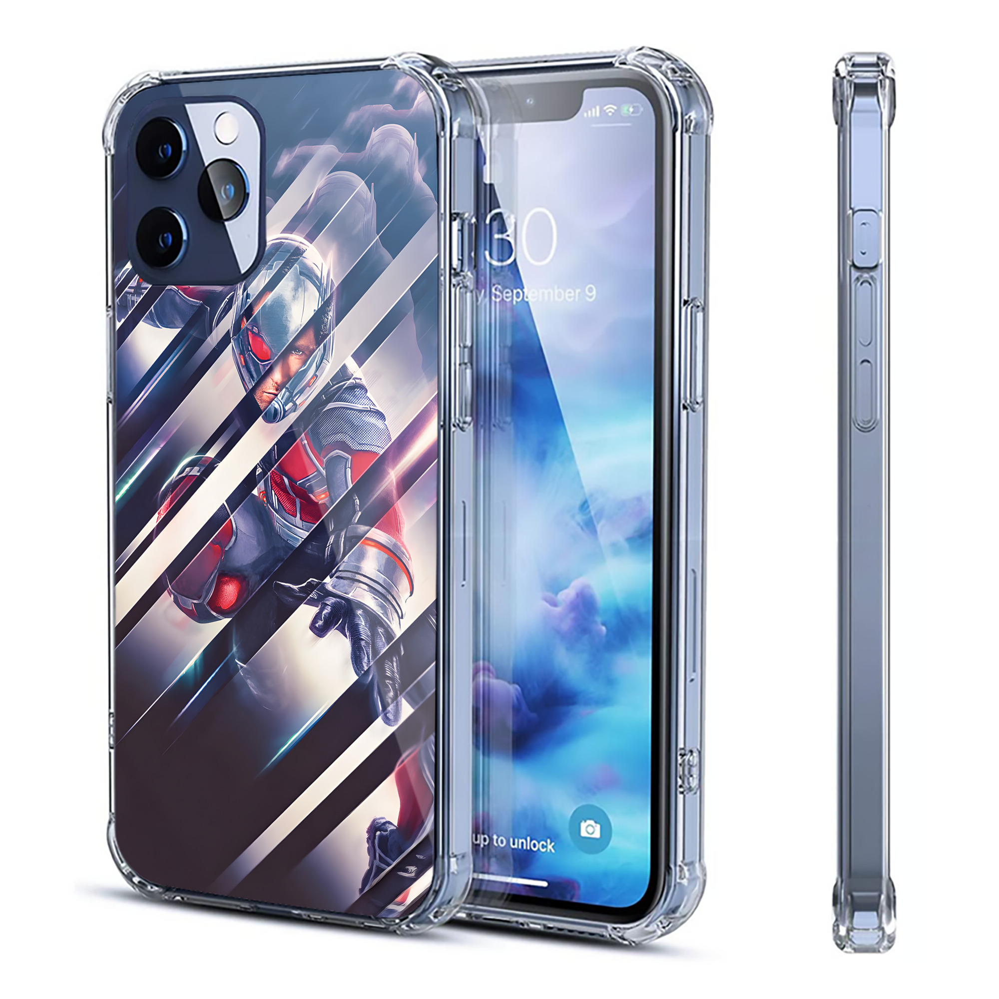 （画像用） アベンジャーズ The Avengers 【iPhone 12シリーズ対応】透明スマホケース（クリアソフトケース）